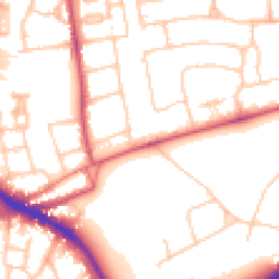 Daytime road noise heatmap for SW15 5DQ