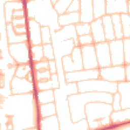 Daytime road noise heatmap for SW15 6HH