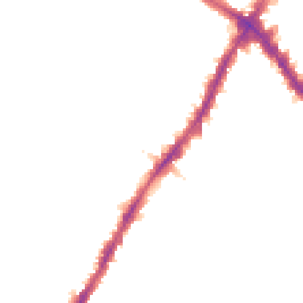 Night-time road noise heatmap for SW17 0DB