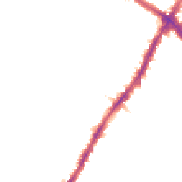 Night-time road noise heatmap for SW17 0DE