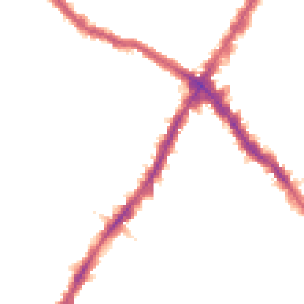 Night-time road noise heatmap for SW17 0DL