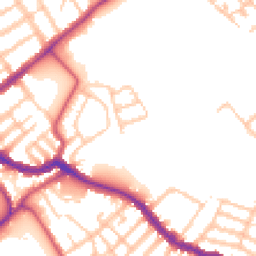 Daytime road noise heatmap for SW17 0GE