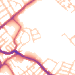 Daytime road noise heatmap for SW17 0GG