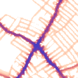 Daytime road noise heatmap for SW17 0RG