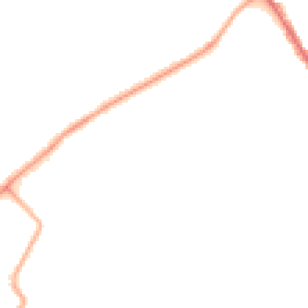 Night-time road noise heatmap for SW17 0ZT