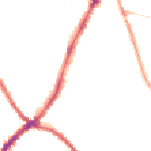 Night-time road noise heatmap for SW17 7BT