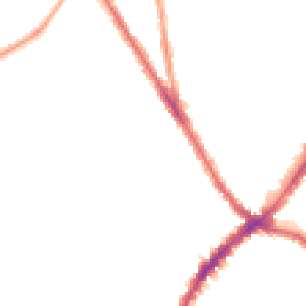 Night-time road noise heatmap for SW17 7DD