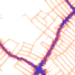 Daytime road noise heatmap for SW17 7LF