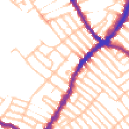 Daytime road noise heatmap for SW17 7LH