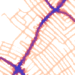 Daytime road noise heatmap for SW17 7TJ