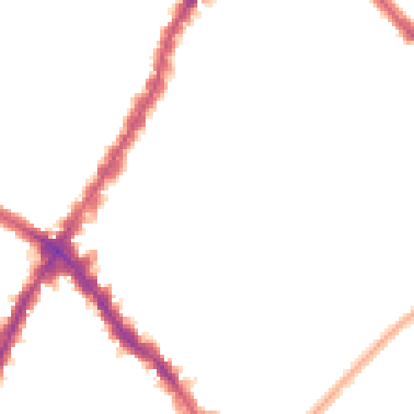 Night-time road noise heatmap for SW17 8LB