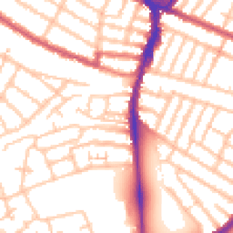 Daytime road noise heatmap for SW17 9HU