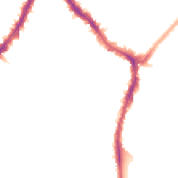 Night-time road noise heatmap for SW17 9SE