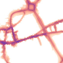 Night-time road noise heatmap for SW18 1AA
