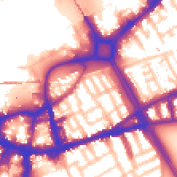 Daytime road noise heatmap for SW18 1AH