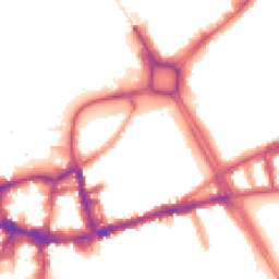 Night-time road noise heatmap for SW18 1AH