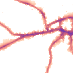 Night-time road noise heatmap for SW18 1AX