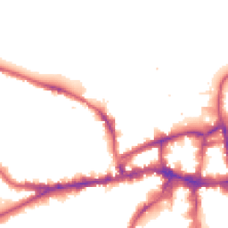 Night-time road noise heatmap for SW18 1DA