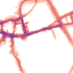 Night-time road noise heatmap for SW18 2DF