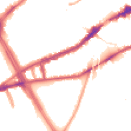 Night-time road noise heatmap for SW18 2HW