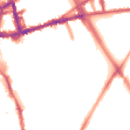 Night-time road noise heatmap for SW18 2NH