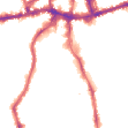 Night-time road noise heatmap for SW18 4GD