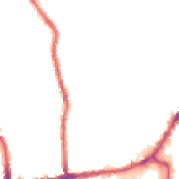 Night-time road noise heatmap for SW19 1AQ