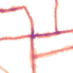 Night-time road noise heatmap for SW19 1DE