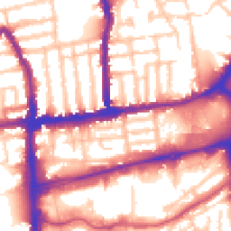 Daytime road noise heatmap for SW19 1DF