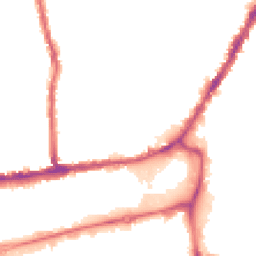 Night-time road noise heatmap for SW19 1DJ