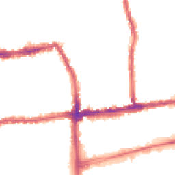 Night-time road noise heatmap for SW19 1JF