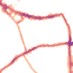 Night-time road noise heatmap for SW19 1LP
