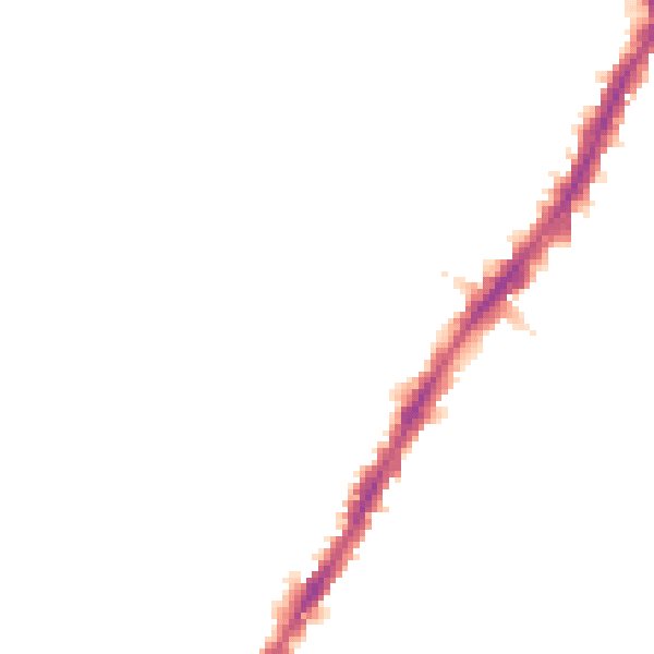 Night-time road noise heatmap for SW19 2AW