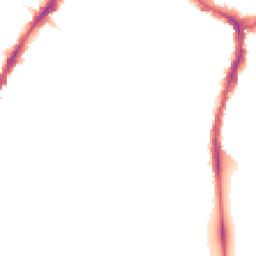 Night-time road noise heatmap for SW19 2EJ