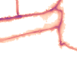 Night-time road noise heatmap for SW19 2RD