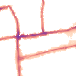 Night-time road noise heatmap for SW19 2XH