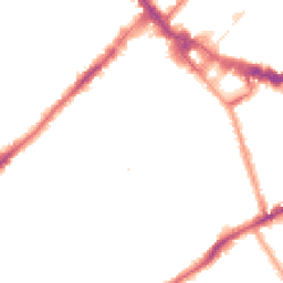 Night-time road noise heatmap for SW19 3QL