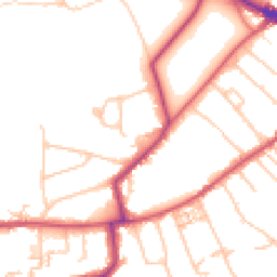 Daytime road noise heatmap for SW19 4RQ