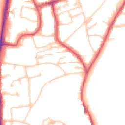 Daytime road noise heatmap for SW19 5PU