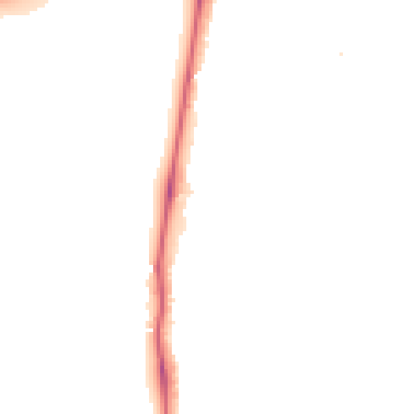 Night-time road noise heatmap for SW19 5QQ