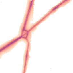 Night-time road noise heatmap for SW19 6AD