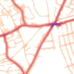 Daytime road noise heatmap for SW19 6JX