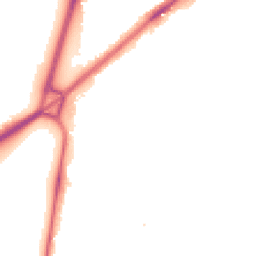 Night-time road noise heatmap for SW19 6QQ
