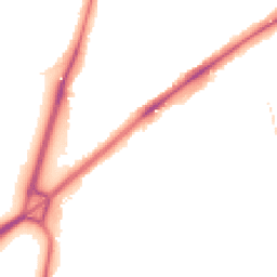 Night-time road noise heatmap for SW19 6RL