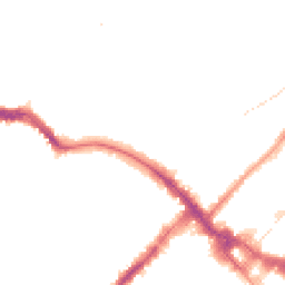Night-time road noise heatmap for SW19 7QR