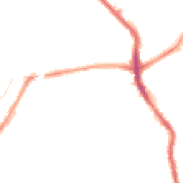 Night-time road noise heatmap for SW19 8JU