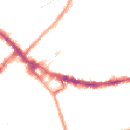 Night-time road noise heatmap for SW19 8ST