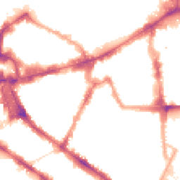 Night-time road noise heatmap for SW1P 1NS