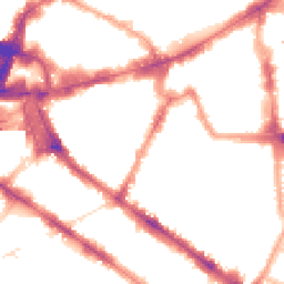 Night-time road noise heatmap for SW1P 1PE