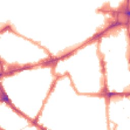 Night-time road noise heatmap for SW1P 2HP